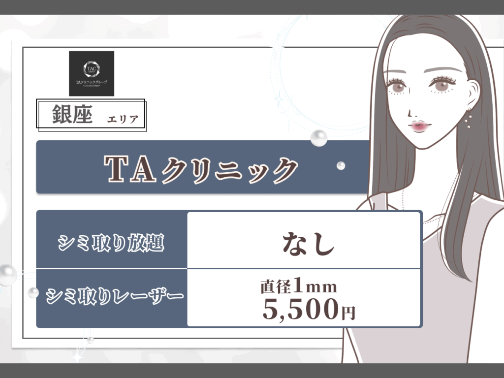銀座エリアおすすめ：TAクリニック