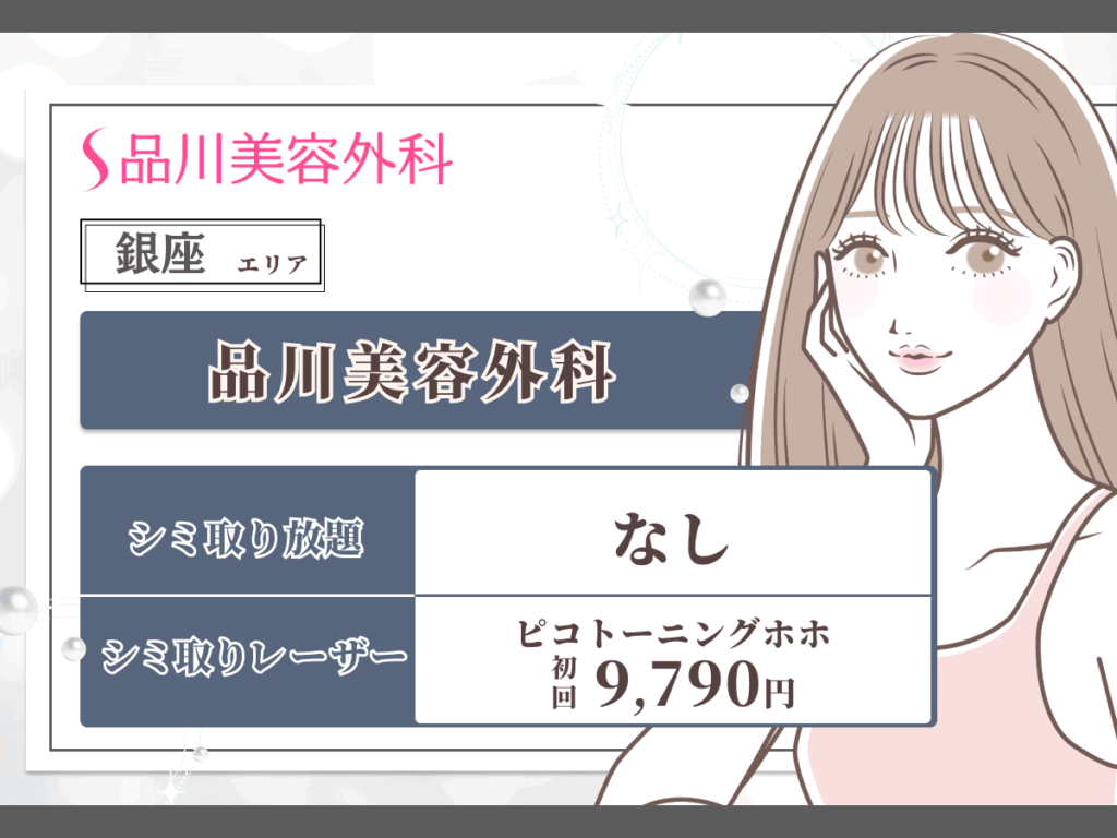 銀座エリアおすすめ：品川美容外科