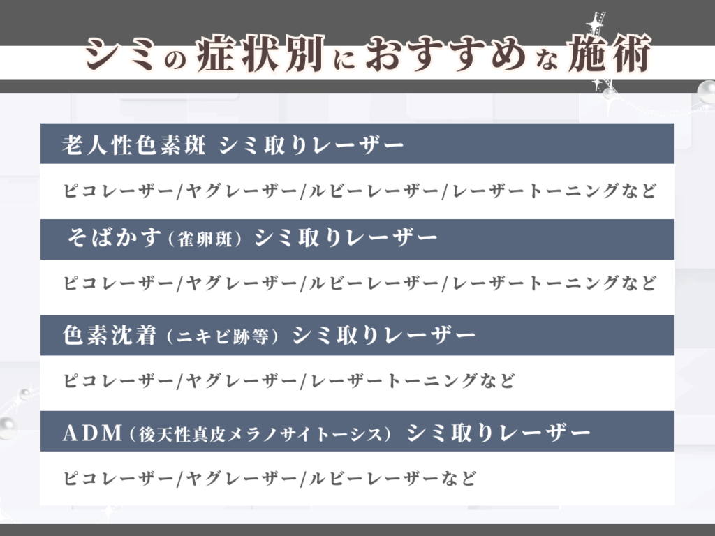 富山エリアでシミ取りを受ける前に知りたいおすすめな施術で比較